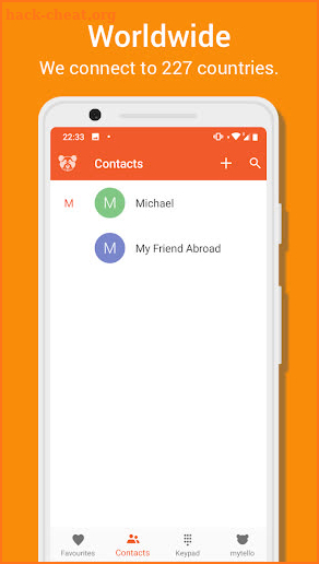 mytello - cheap international calls screenshot