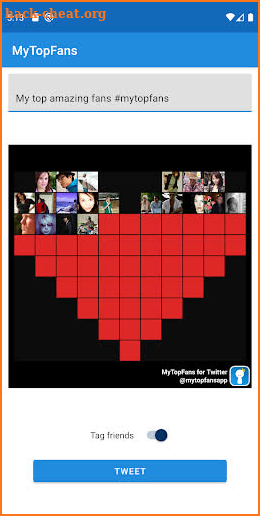 MyTopFans for Twitter screenshot