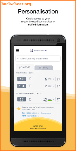 MyTransport.SG screenshot