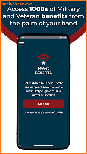 MyVetBENEFITS screenshot