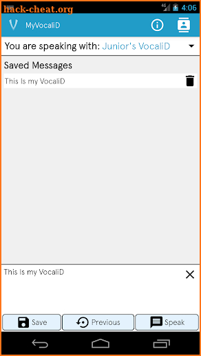 MyVocaliD screenshot