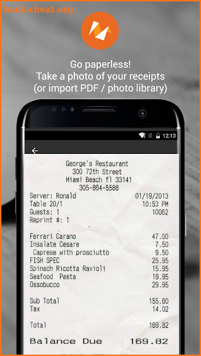 N2F - Expense Reports screenshot