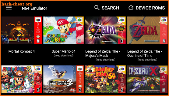 N64 Emulator - Mupen64Plus Collection Games screenshot