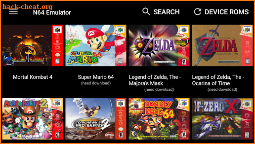 N64 Emulator - N64 Game Collection screenshot