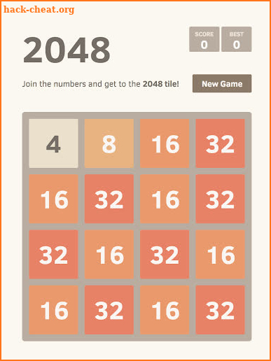 Naija 2048 Game (4x4, 5x5, 6x6, 7x7, 8x8) screenshot