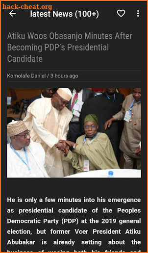 Naija News App screenshot