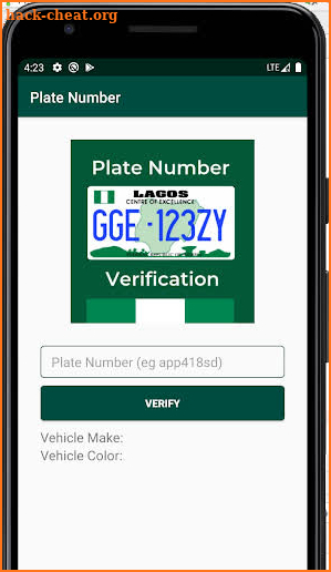 Naija Plate Number Verification (Nigeria) screenshot