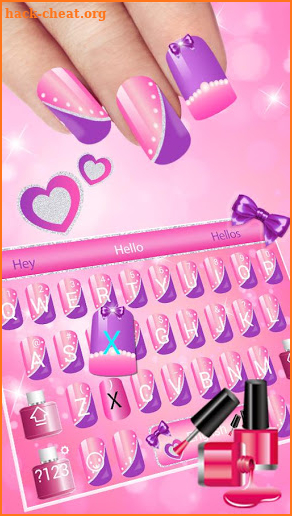 Nail Art Fashion Keyboard screenshot