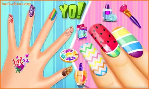 Nail makeup Kit: Fashion doll girls games 2020 screenshot