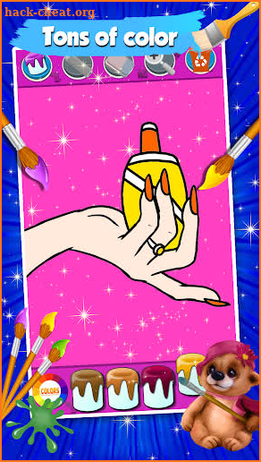 Nails Coloring Book For Girls screenshot