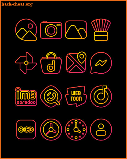 Nambula Red Carpet - Lines Icon Pack screenshot