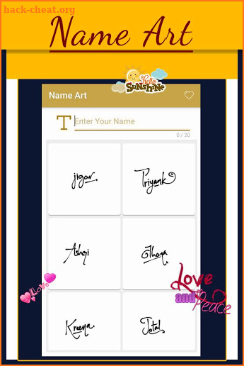 Name Art Maker - Calligraphy Name Maker screenshot