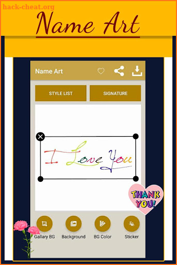 Name Art Maker - Calligraphy Name Maker screenshot