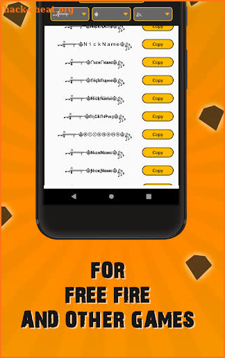 Name Creator For Free Fire - Nickname Generator screenshot