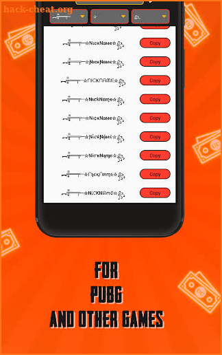 Name Creator for PU/BG - Free UC & Nicknames screenshot