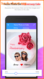 Name Photo On Birthday Cake screenshot