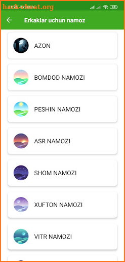 Namoz o'qishni o'rganish screenshot