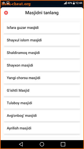 Namoz vaqti screenshot