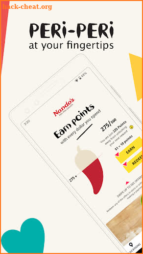 Nando's North America screenshot