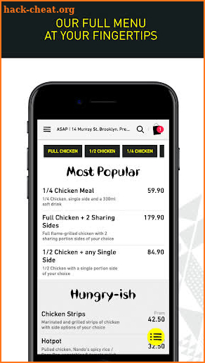 Nando's South Africa: Delivery & Collection screenshot