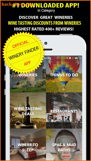 Napa Valley Winery Finder screenshot