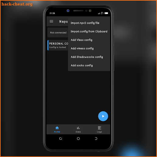 NapsternetV - V2ray vpn client screenshot