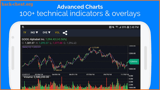 NASDAQ Live Stock Market screenshot