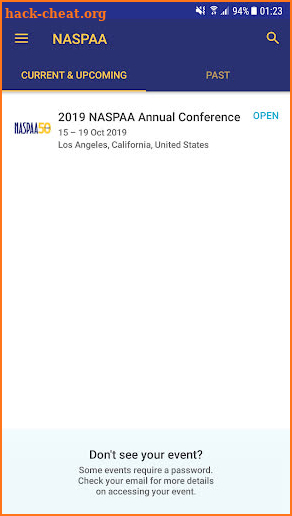 NASPAA Annual Conference screenshot