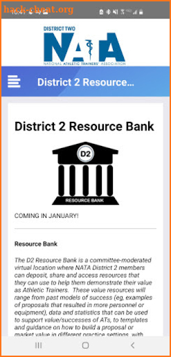 NATA District 2 App screenshot