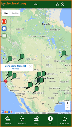 National Forest & Grasslands Explorer screenshot