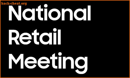 National Retail Meeting (NRM) screenshot