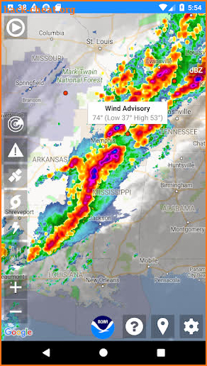 National Weather Offline Service NOW 2019 screenshot