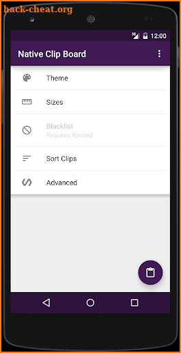 Native Clipboard Manager screenshot