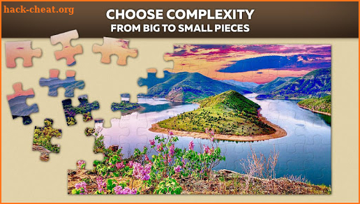 Nature and landscape jigsaw puzzles screenshot