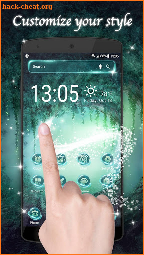 Nature launcher theme &wallpaper screenshot