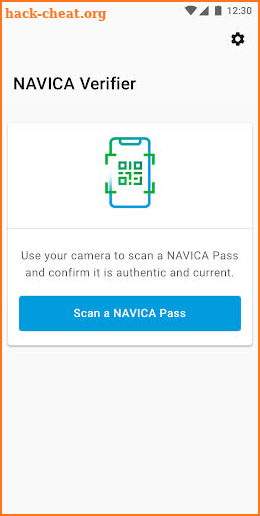 Navica Verifier screenshot