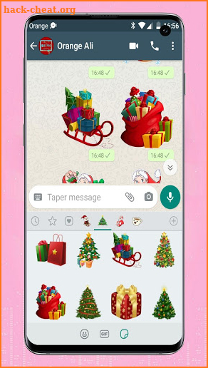 Navidad stickers  WAStickerApps screenshot