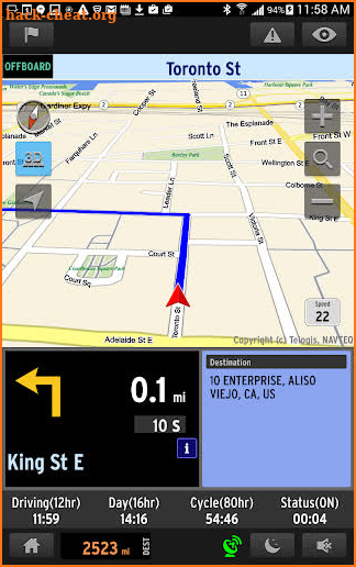 Navigation (N.America)  by Verizon Connect screenshot