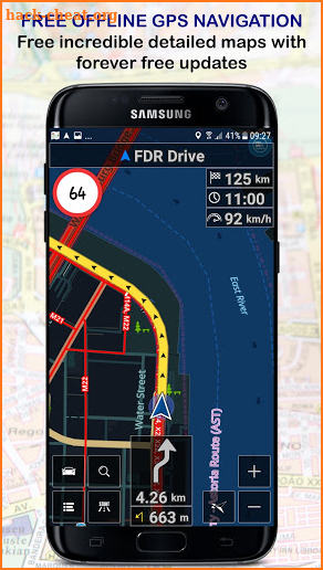 Navigator PRO - GPS Navigation with Offline Maps screenshot