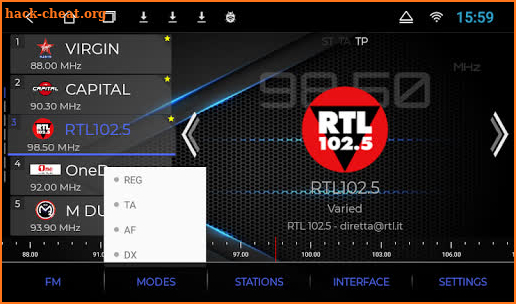 NavRadio+ screenshot