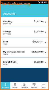 Navy Army CCU Mobile Banking screenshot