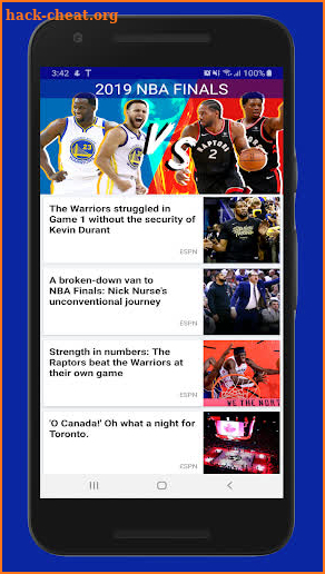 NBA Daily News screenshot