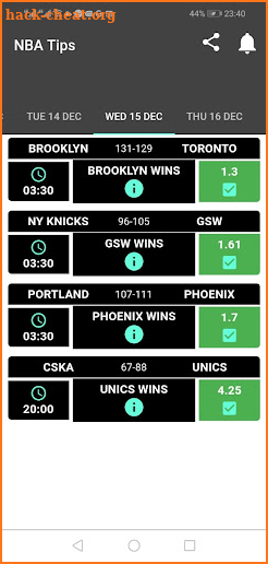 Nba tips screenshot