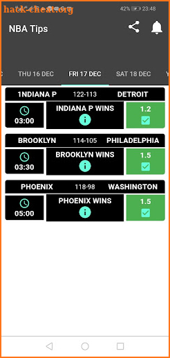 Nba tips screenshot