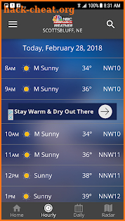 NBC Nebraska Weather screenshot