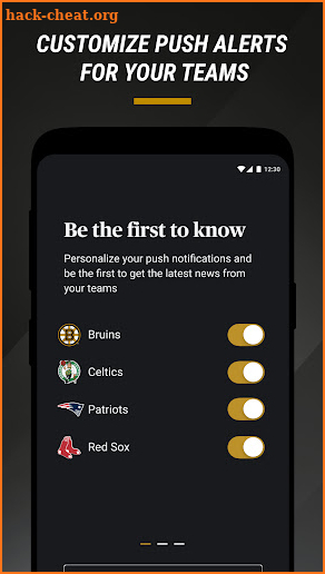 NBC Sports Boston: Team News screenshot