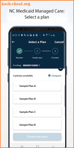 NC Medicaid Managed Care screenshot