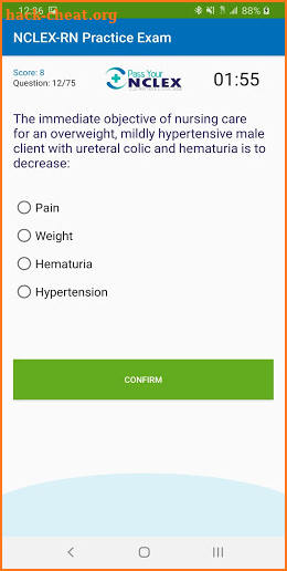 NCLEX-RN Practice Exam - Free Version screenshot