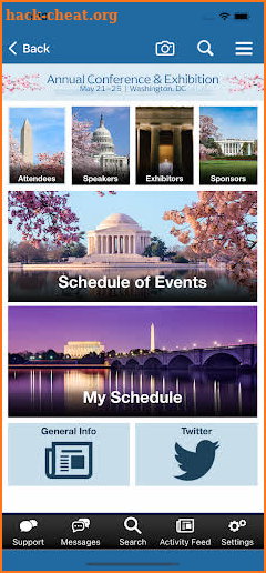 NCPERS Events screenshot