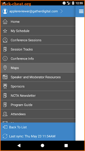 NCTA Conferences screenshot